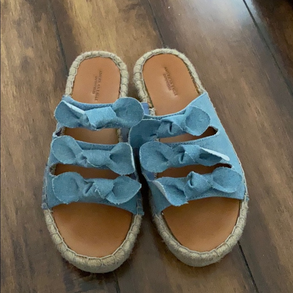 American eagle platform sandals